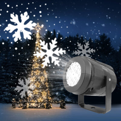 LED Christmas Snow Lights Projector Christmas Lamp