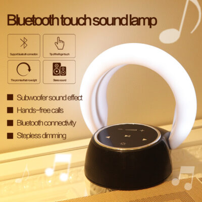 Creative Bluetooth Subwoofer Stereo Speaker LED Desk Lamp