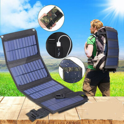 Portable Solar Foldable Battery Panel 20W 5V