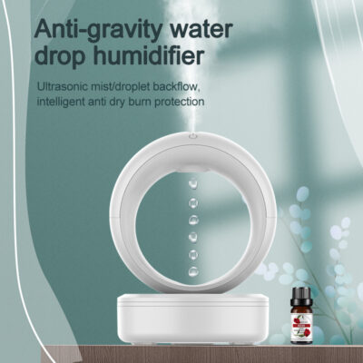 Anti-gravity Air Humidifier Mute Countercurrent Humidifier Levitating Water Drops Fogger Electric Humidifiers