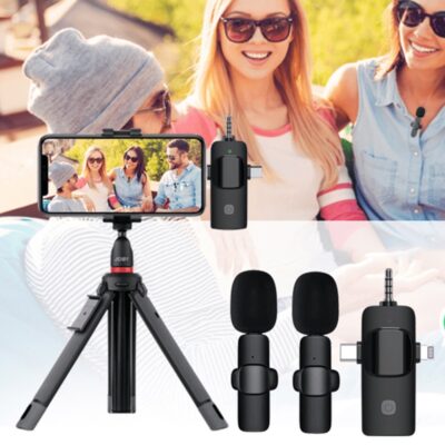 Wireless Lavalier Microphone For iPhone Android