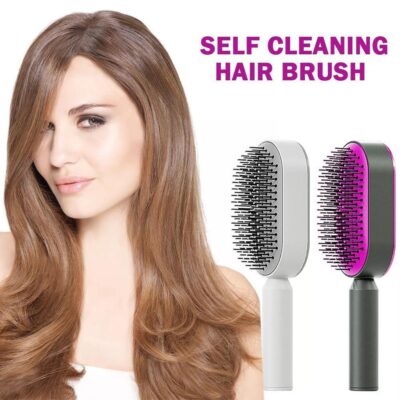 3D Hair Growth Comb Hairbrush Self-Cleaning Hair Brush