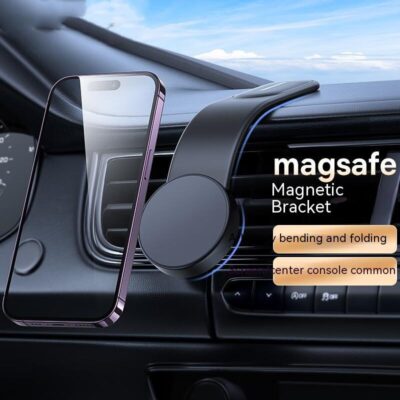 Magnetic Bendable Car Mobile Phone Holder 15w Wireless Charger