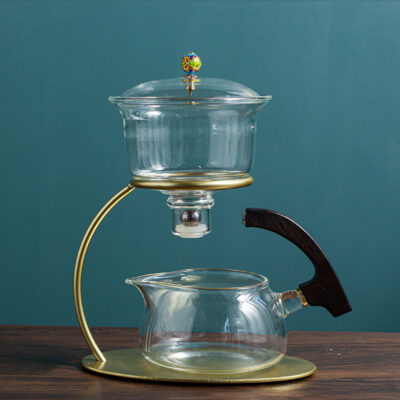 Automatic Glass Kung Fu Tea Set Teacup
