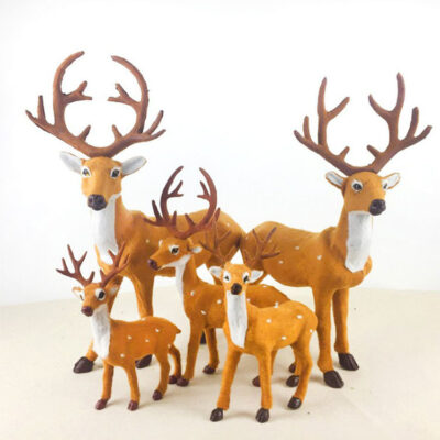 Enchanting Christmas Deer Simulation Elk Desktop Ornaments & Window Props