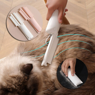 Pet Groomer Pet Hair Removal Brush Cat Grooming Brush Dog Cat Massage Epilator To Remove Floating Hair Cat Hair Dog Pet Supplies