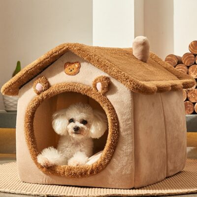 Four-season Universal Warm Closed Cat And Dog Kennel